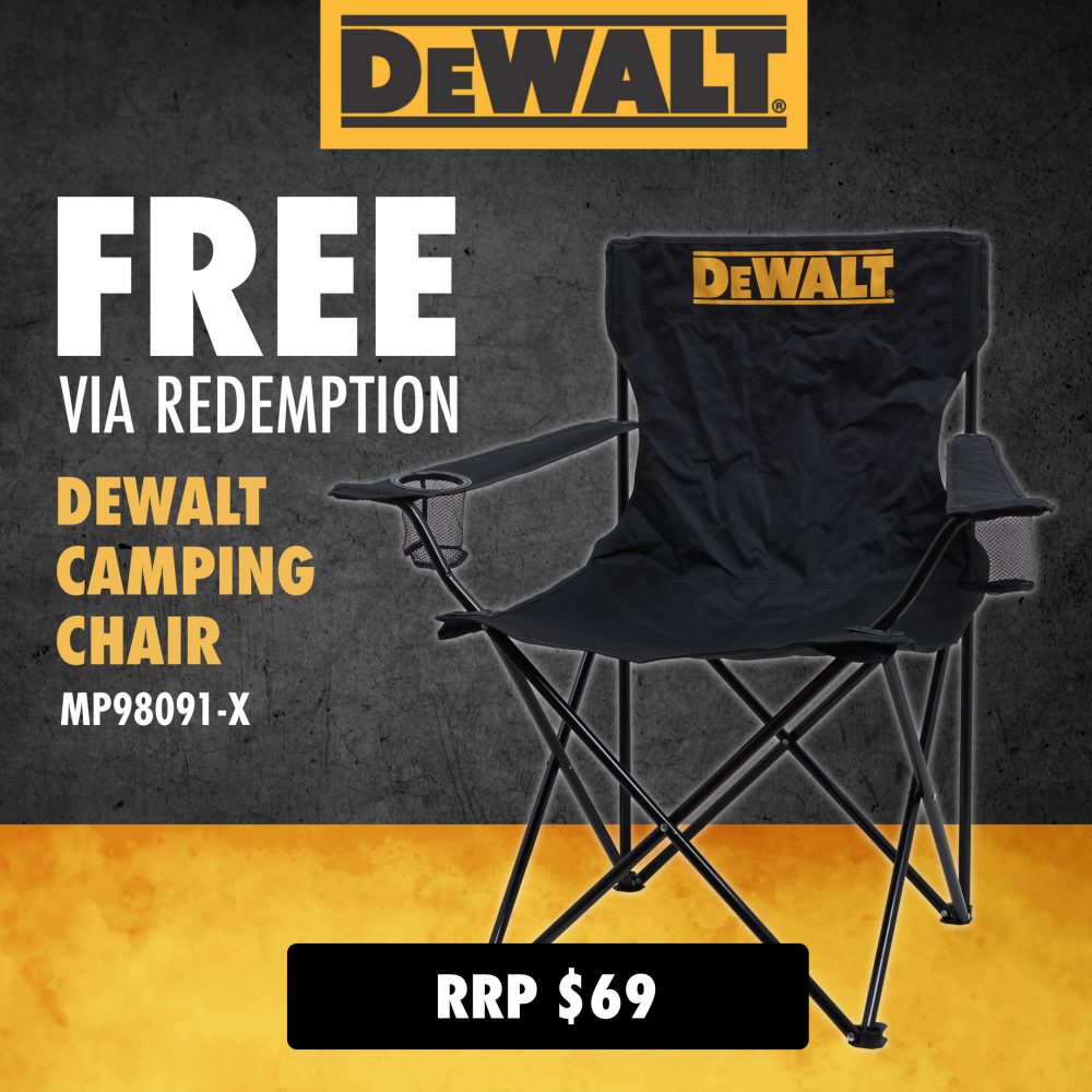Free via redemption DeWalt Camping Chair