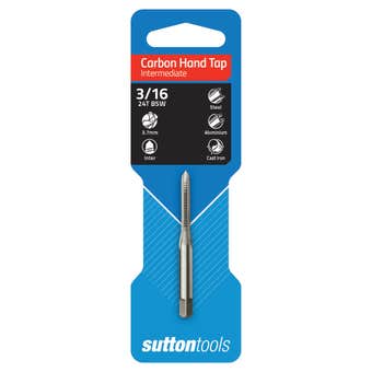 Sutton Tools Carbon Hand Tap Intermediate 3/16" x 24T BSW