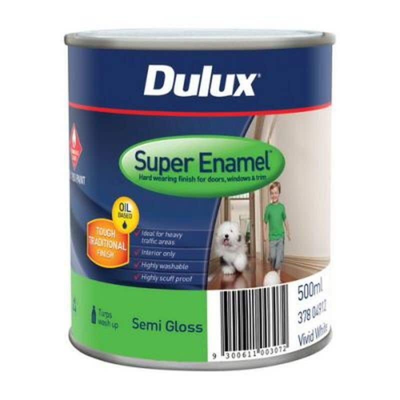 Dulux Super Enamel Vivid White 500mL