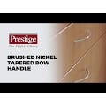 Prestige Tapered Bow Handle Chrome Plated 128mm