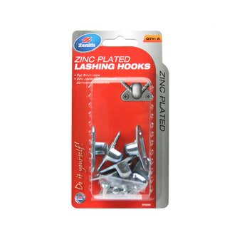 Zenith Lashing Hook Zinc Plated - 6 Pack