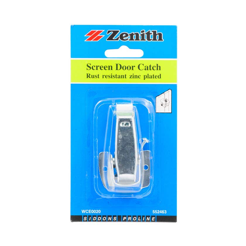 Zenith Screen Door Catch Zinc Plated - 1 Pack
