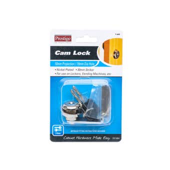 Prestige Cam Lock Nickel Plated 16mm