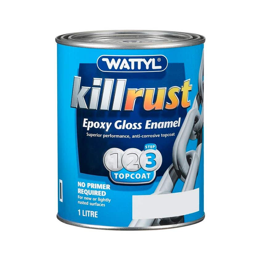 Wattyl Killrust Epoxy Gloss Enamel Ultra Blue 1L