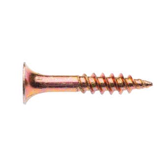 Zenith Plasterboard Screws Philips Drive Gold Passivated 8G x 25mm - 100 Pack