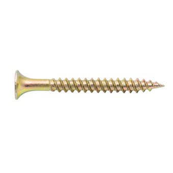Zenith Plasterboard Screws Philips Drive Gold Passivate 8G x 40mm - 100 Pack