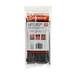 Crescent Cable Ties Black 200mm x 4.6mm - 100 Pack