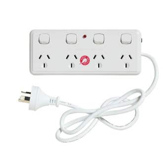 Arlec Surge Protection Powerboard 4 Outlet