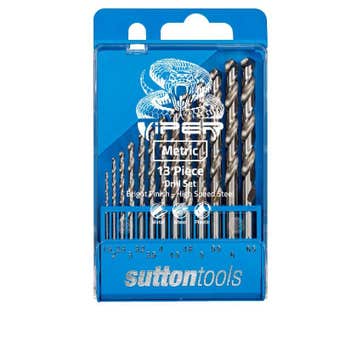 Sutton Tools Viper Jobber Drill Bit Set Metric - 13 Piece