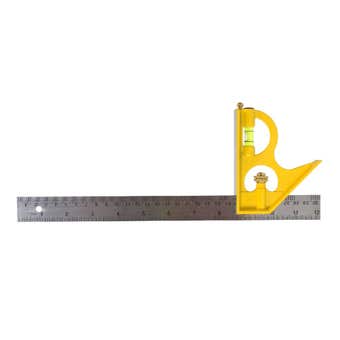 Crescent Lufkin Combination Square Stainless Steel 300mm LCS12