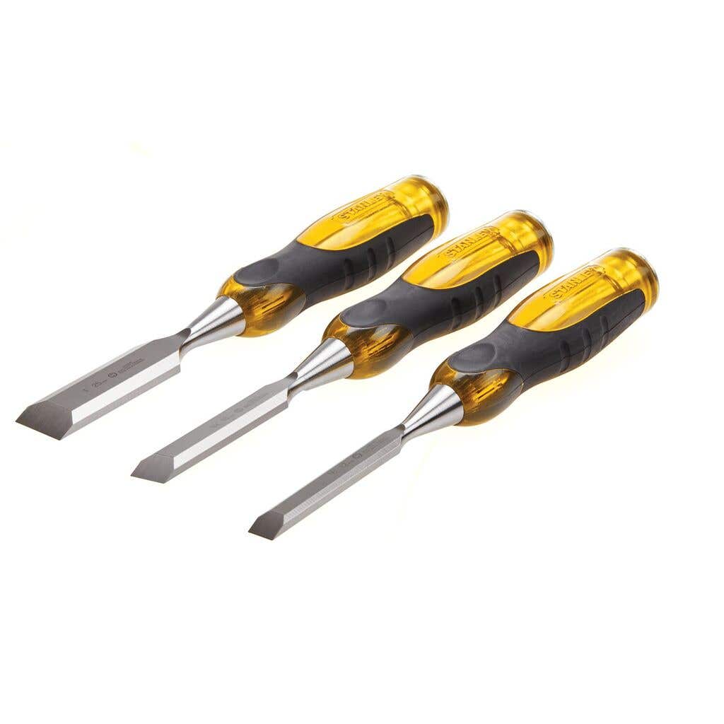 Stanley FatMax Thru Tang Wood Butt Chisel Set 3 Piece 16 970