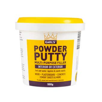 Earl's Powder Putty Multi Purpose Filler White 500g