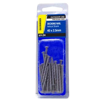 Otter Galvanised Decking Nail 40 x 2.50mm - 24 Pack