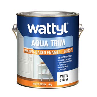 Wattyl Aqua Trim Water based Enamel Gloss 2L