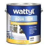 Wattyl Aqua Trim Water Based Enamel Satin White 4L