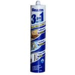Selleys 3 In 1 Adhesive Fill Sealant Clear 300g