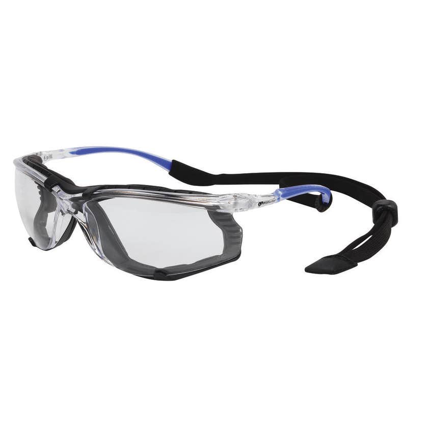 3M Safety Specs with Strap Clear