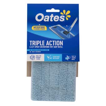 Oates Triple Action Microfibre Wet Mop Refill