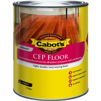 Cabot's CFP Floor Oil Based Satin 1L
