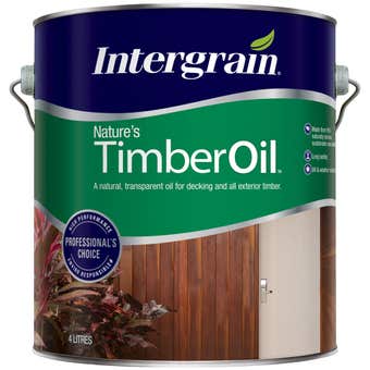Intergrain Nature's Timber Oil Jarrah 4L