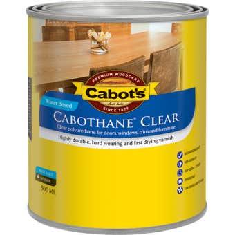 Cabot's Cabothane Water Based Satin Clear 500mL