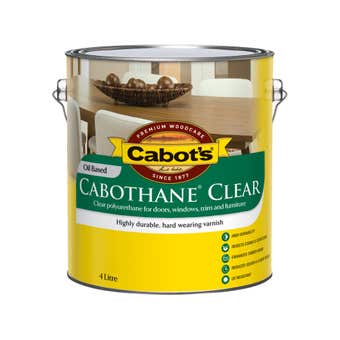 Cabot's Cabothane Clear Oil Based Satin 4L