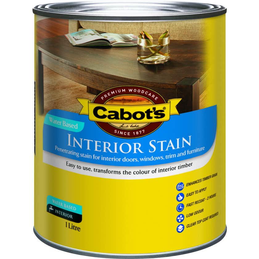 Cabot's Interior Stain Water Based Jarrah 1L