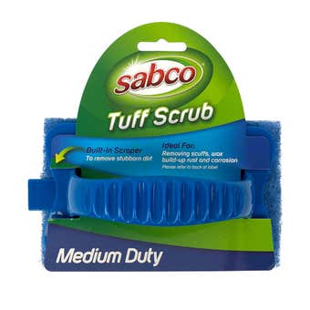 Sabco Medium Duty Tuff Scrub Scourer Blue