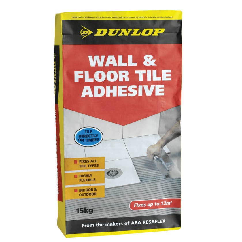 Dunlop Wall & Floor Tile Adhesive 15KG