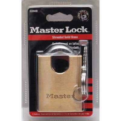 Master Lock Padlock Brass 50mm