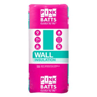 Pink Batts R2.0 Insulation Wall Batts L1160 x D90mm - 24 Pack