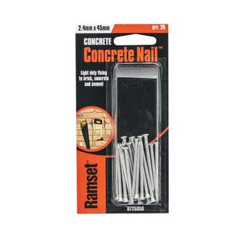 Ramset Concrete Nail Striated 2.4 x 45mm - 25 Pack