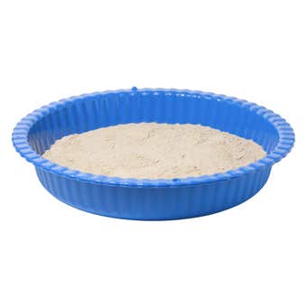 Round Plastic Sandpit Blue