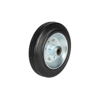 Cold Steel Rubber Wheel with Steel Centre 150mm