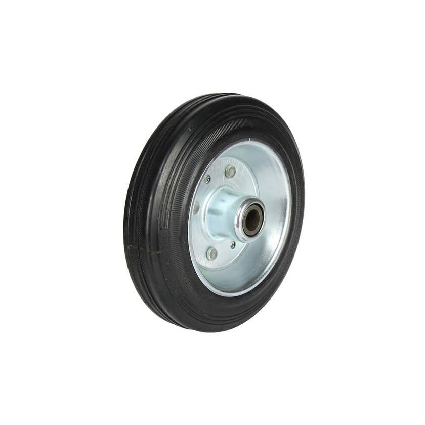 Cold Steel Rubber Wheel with Steel Centre 150mm