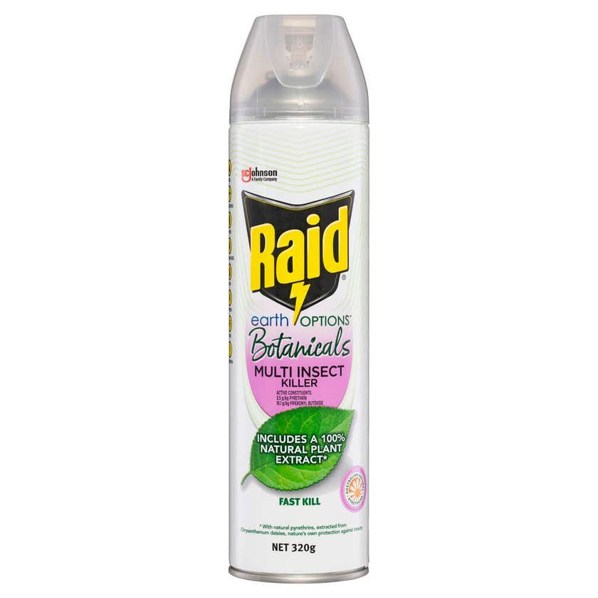 Raid Earth Options Botanicals Multi Insect Spray 320g