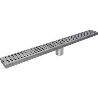 Hayman Long Drain Cover Stainless Steel Square 900mm