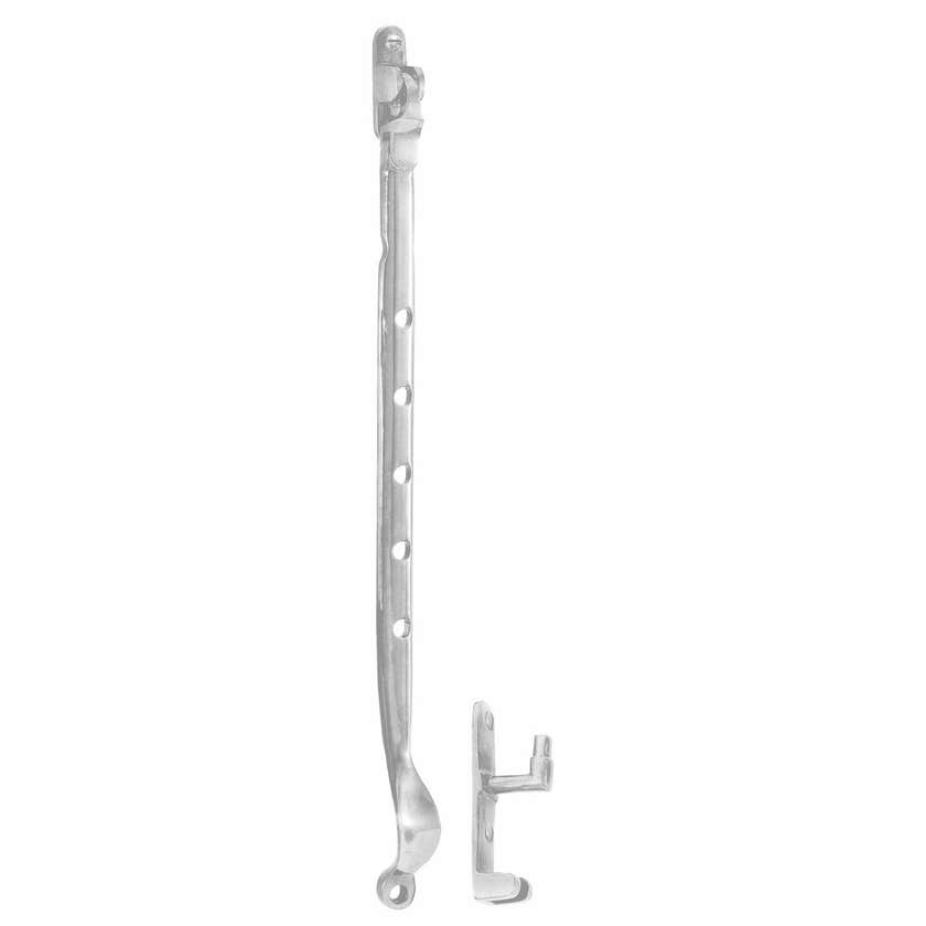 Delf Side Fix Casement Stay Chrome Plated 250mm