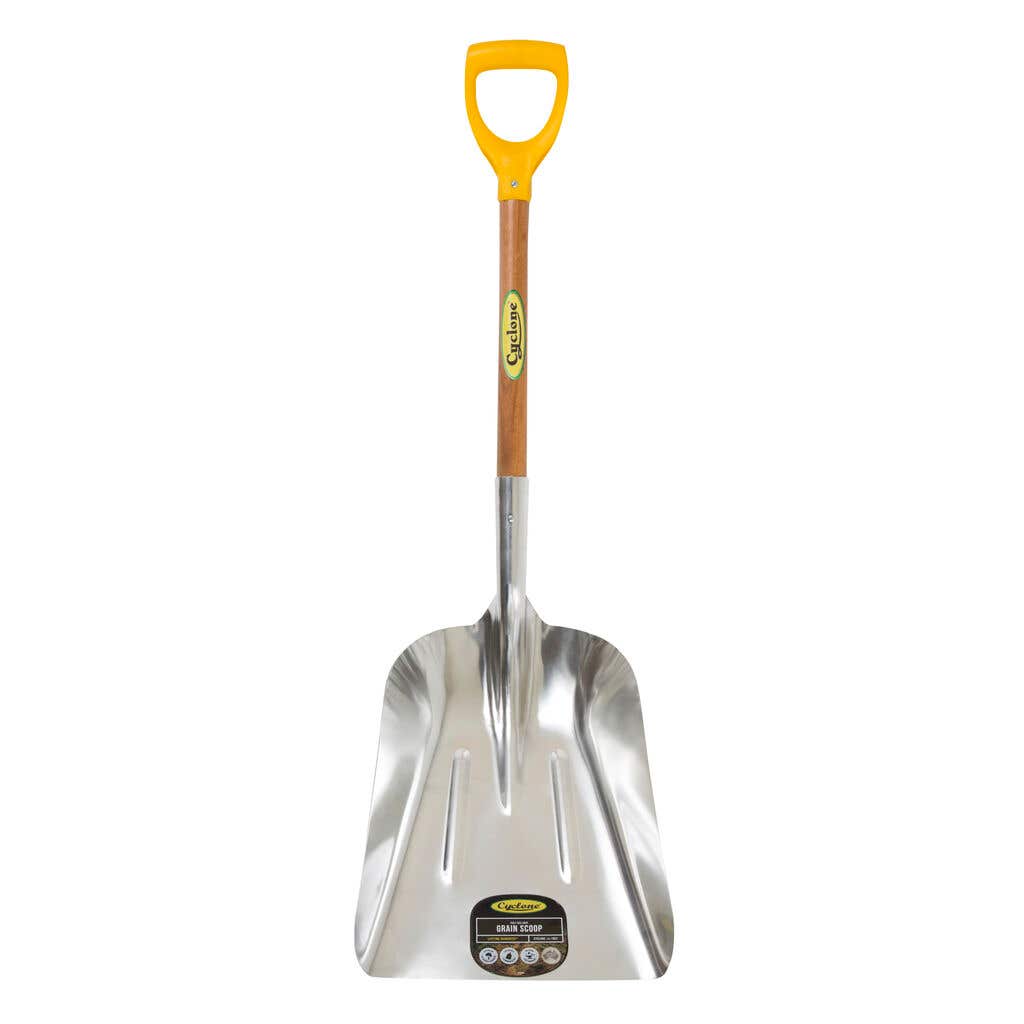 Grain sales scoop shovel