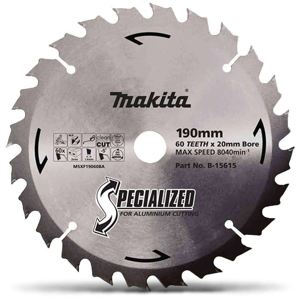 Aluminium cutting blade outlet for circular saw