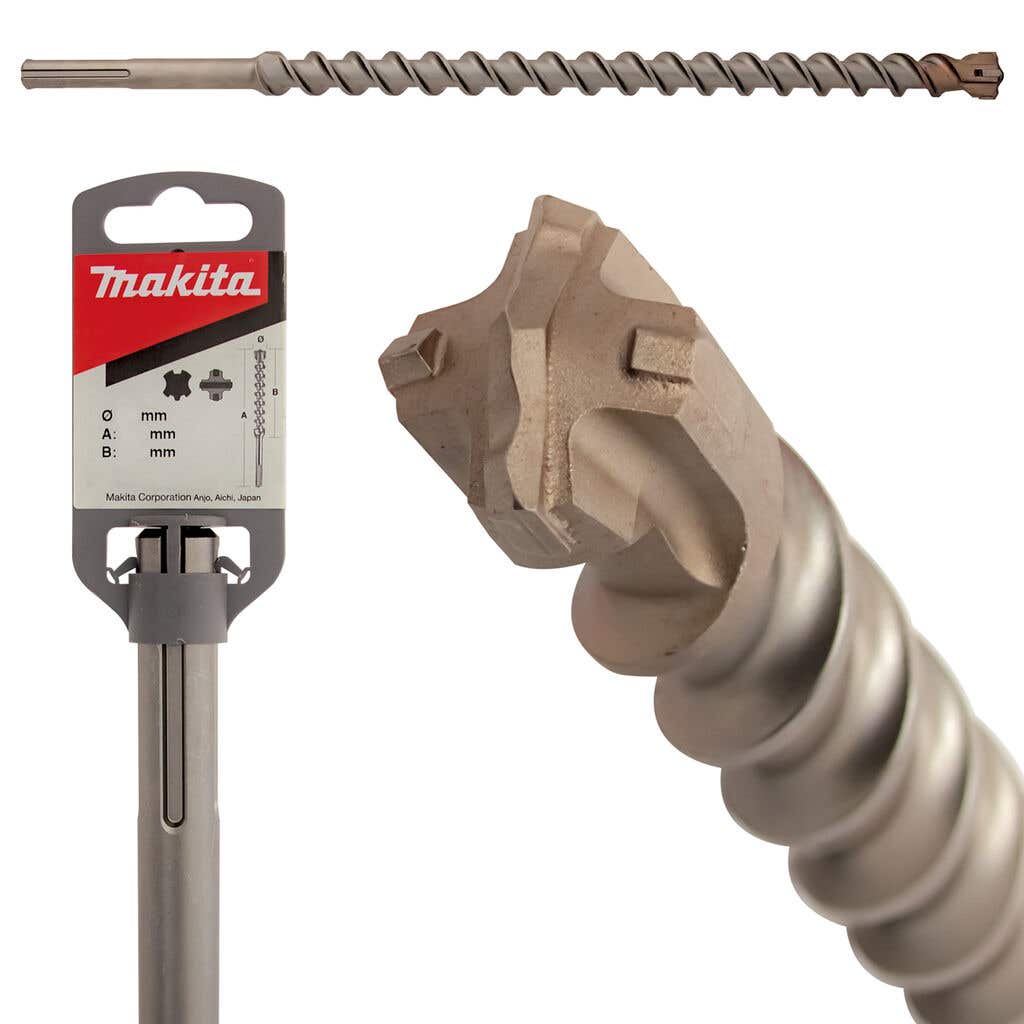 Makita Elite SDS Max Drill Bit 4 Cutter 40 x 570mm
