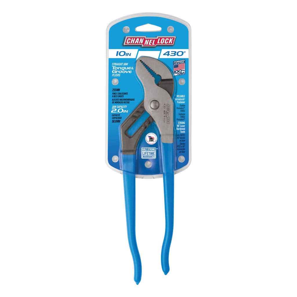Channellock Straight Jaw Tongue and Groove Plier 254mm