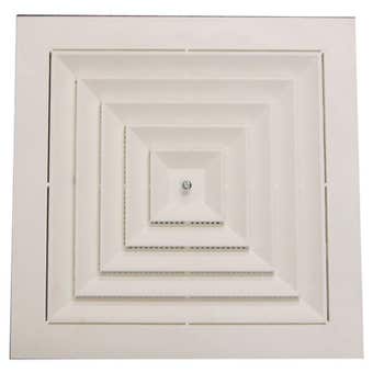 Haron Ceiling Vent White 270 x 270mm