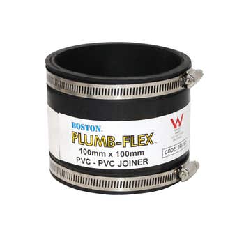 BOSTON Plumb-Flex PVC Joiner 100 x 100mm