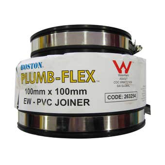 BOSTON Plumb-Flex EW-PVC Joiner 100 x 100mm