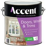 Accent Doors, Windows & Trims Water Based Semi Gloss White 2L
