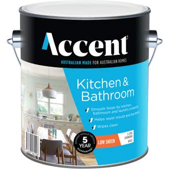 Accent Kitchen & Bathroom Low Sheen White