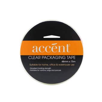 Accent Packaging Tape Clear 48mm x 75m