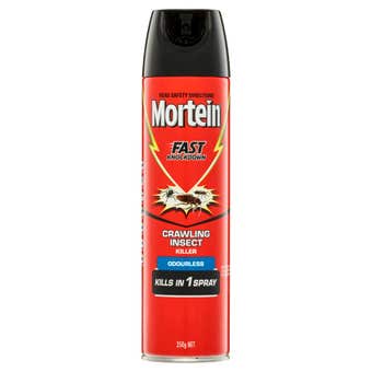 Mortein Fast Knockdown Odourless Crawling Insect Killer 350g