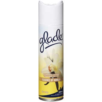 Glade Aerosol Air Freshener Essence of Vanilla 200g